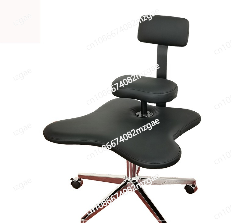 Home Office Yoga Room - Chaise à jambes croisées, tabouret de