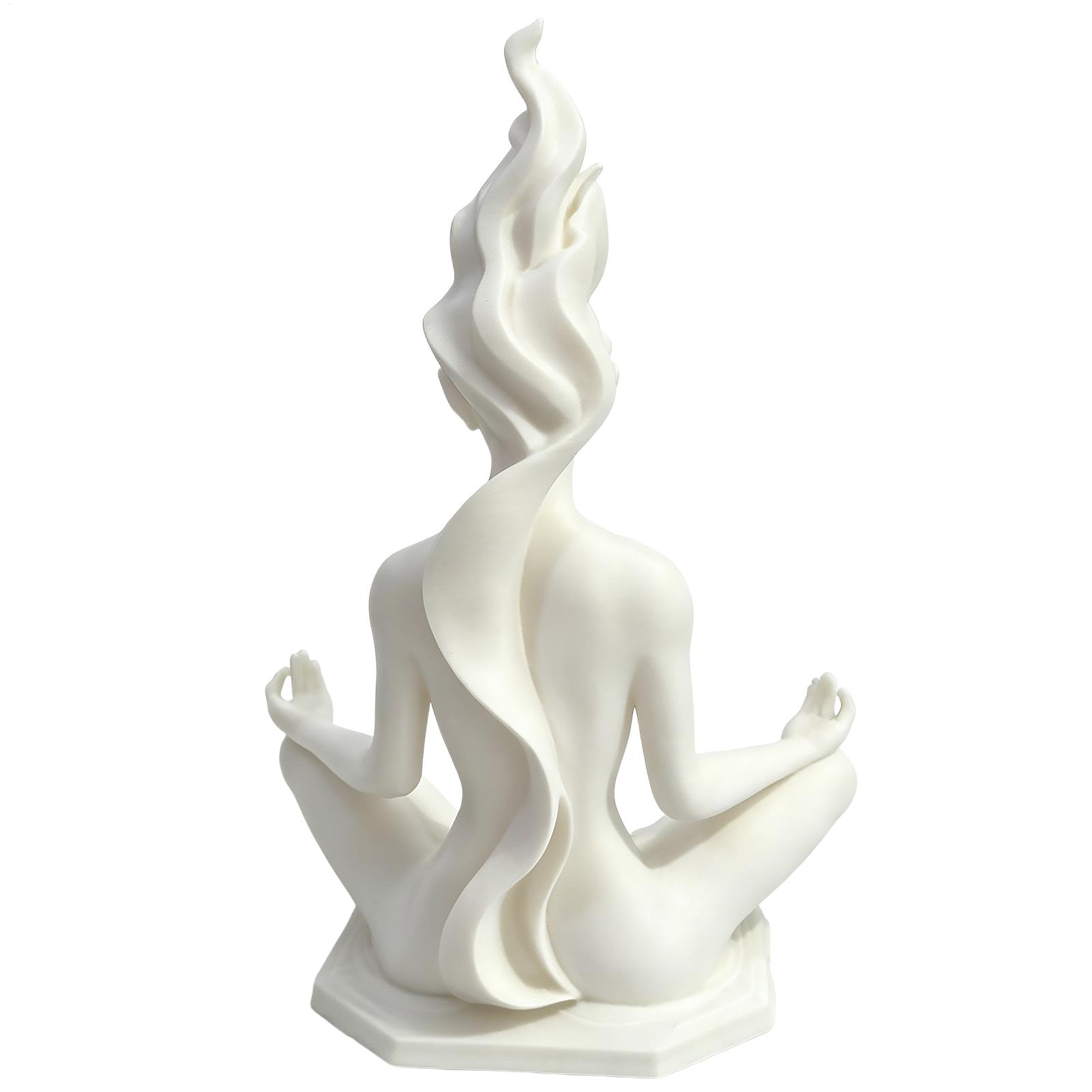Home Office Yoga Room - Figurines de yoga pour femmes en