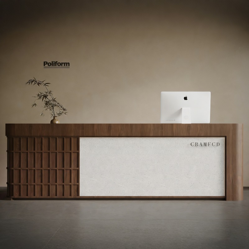 Home Office Tienda - Comptoirs de réception modernes de luxe,