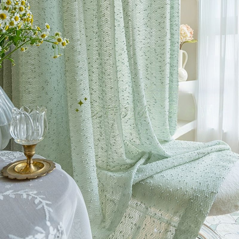 Home Office Yoga Room - Rideau brodé classique français pour chambre