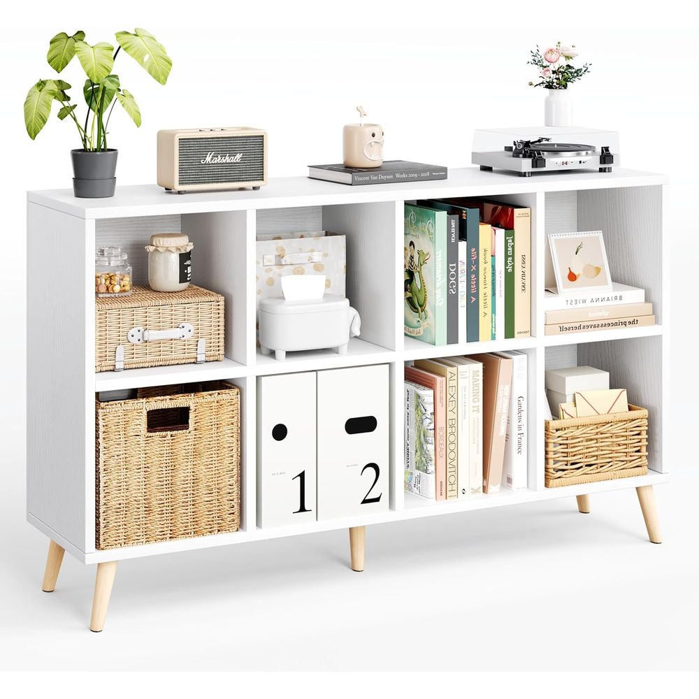 Home Office With Bookshelves - Étagère à livres en bois à