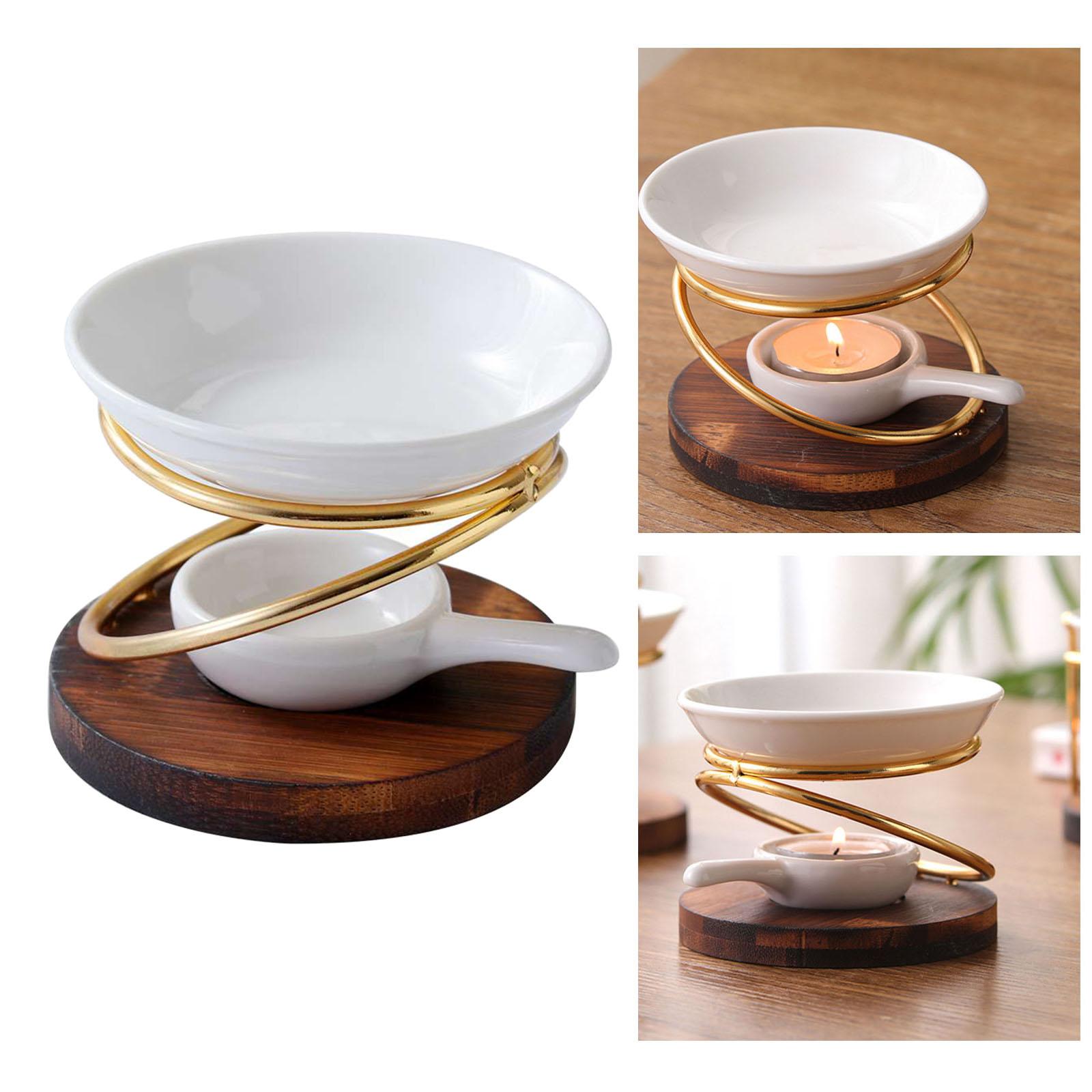 Home Office Yoga Room - Brûleur d'huile aromatique, encens, cire fondue,