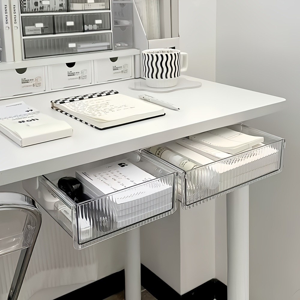 Office Drawer Organizer - Organisateur de tiroir transparent sous le
