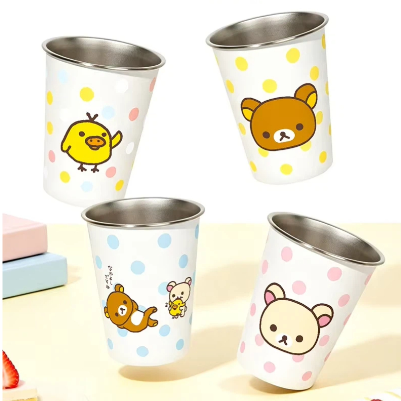 Home Office Trend - Tasse en acier inoxydable Kawaii Rilakkuma