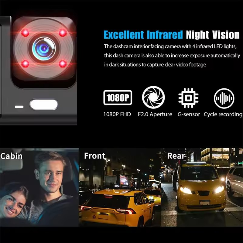 Caméra DVR de voiture intégrée - Webcam Hd 1080P avis et prix
