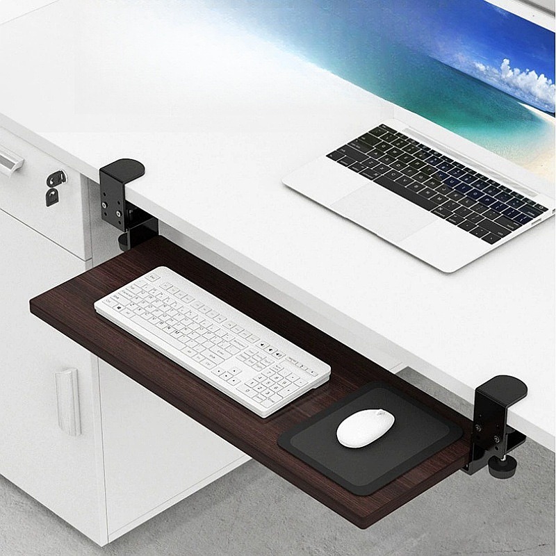 Support de clavier coulissant  - Keyboard Tray Under Desk avis et prix