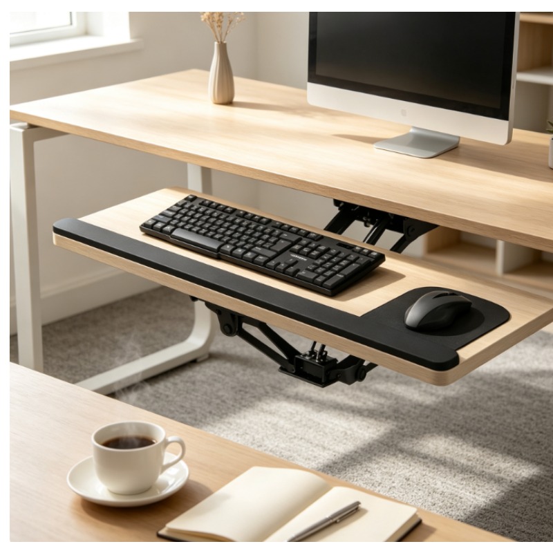 Plateau de clavier coulissant  - Keyboard Tray Under Desk avis et prix