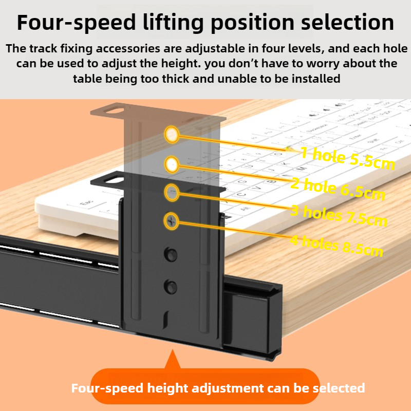 Tiroir coulissant pour clavier - Keyboard Tray Under Desk avis et prix