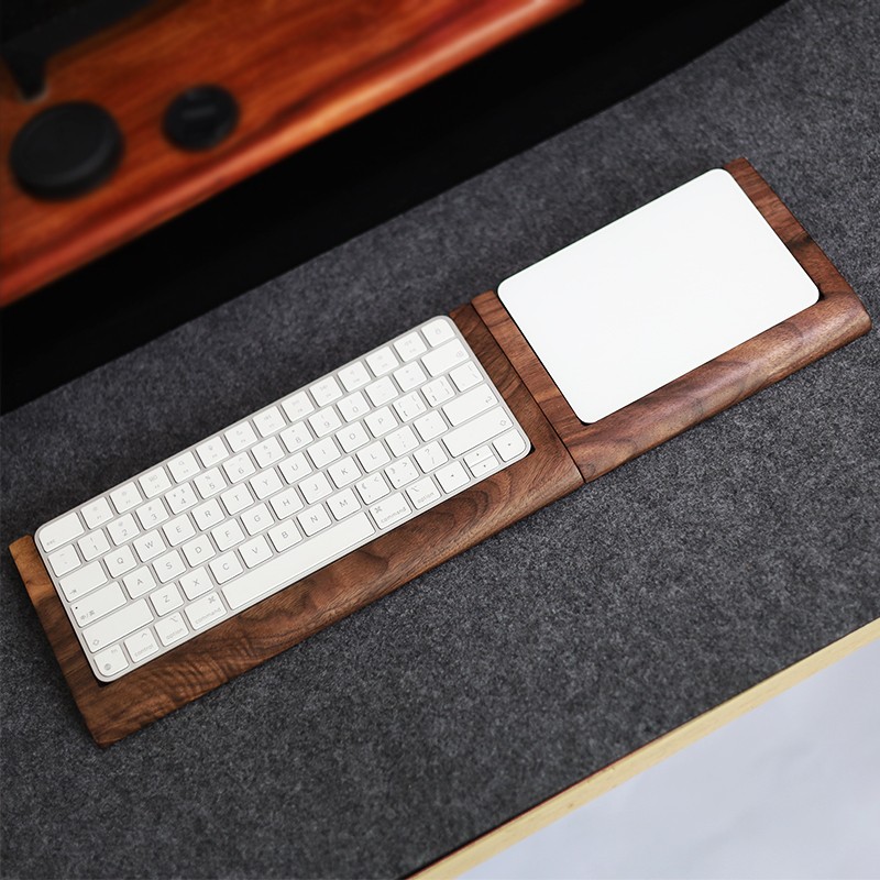 Repose-poignets 2 en 1 en bois - Keyboard Tray Under Desk avis et prix