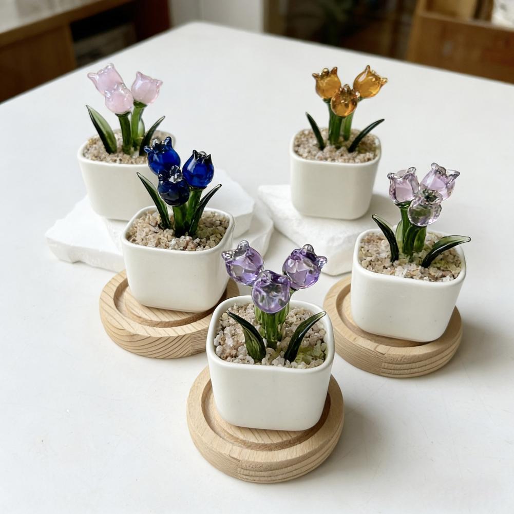 Miniature Décorative en Verre  - Home Office With Bookshelves avis et prix