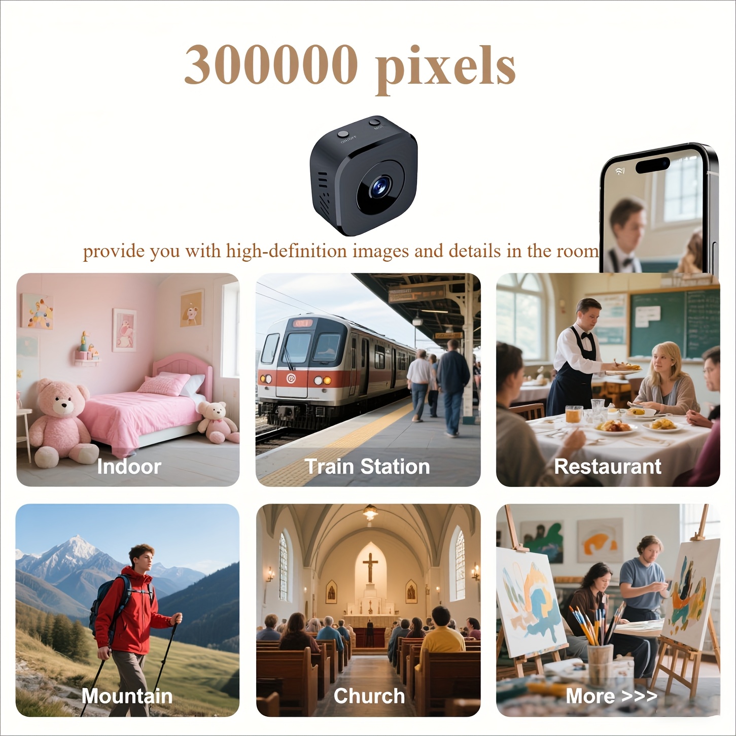 1080P HD Mini caméra WiFi sécu - Webcam Hd 1080P avis et prix