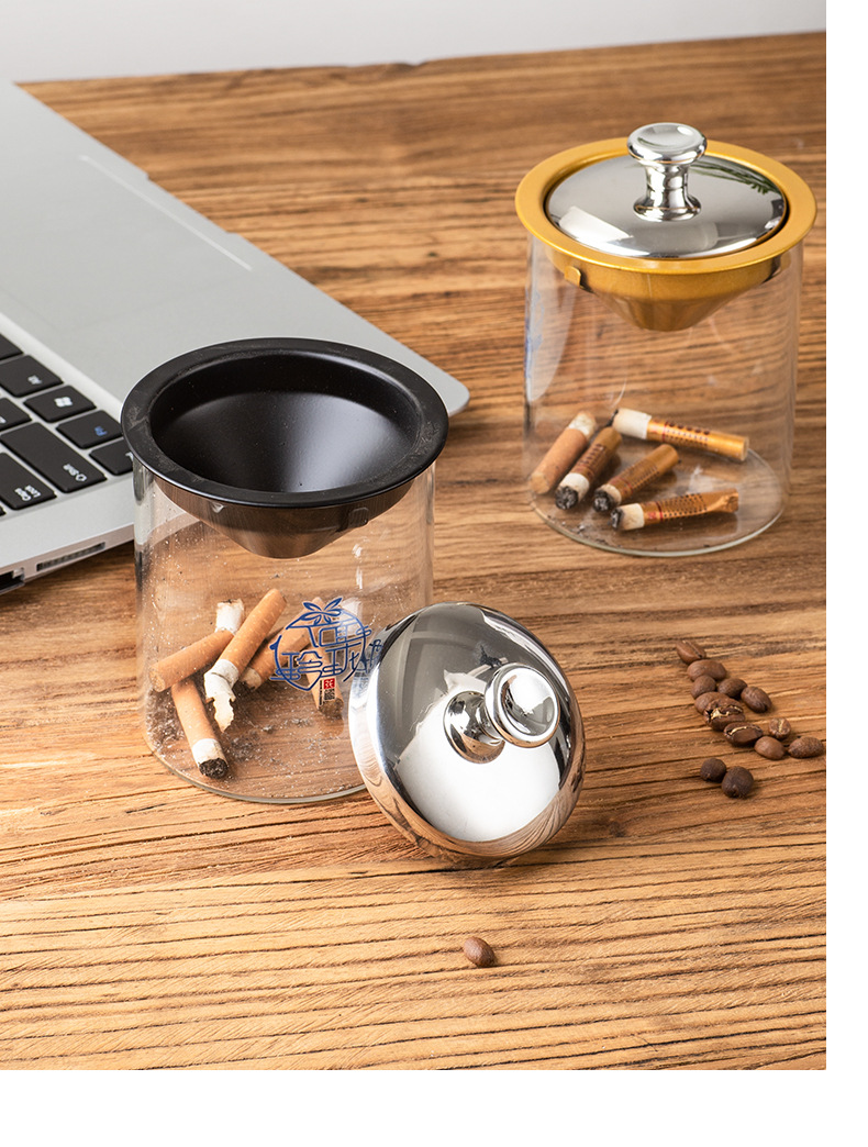 Cendrier créatif en acier inox - Home Office Trend avis et prix