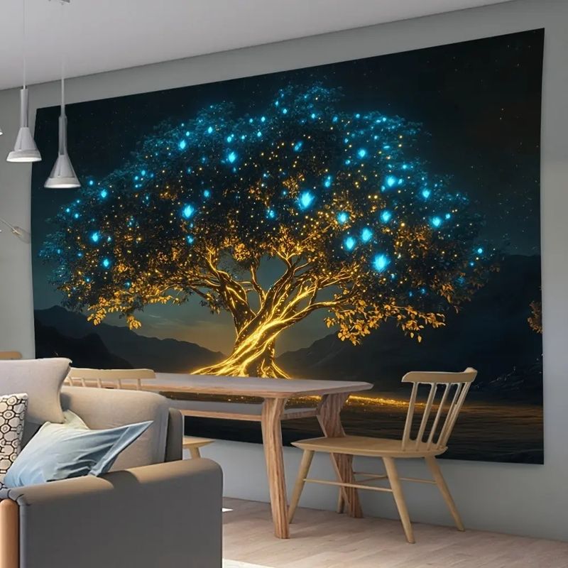 VIKAMA Tapisserie murale lumin - Home Office Yoga Room avis et prix
