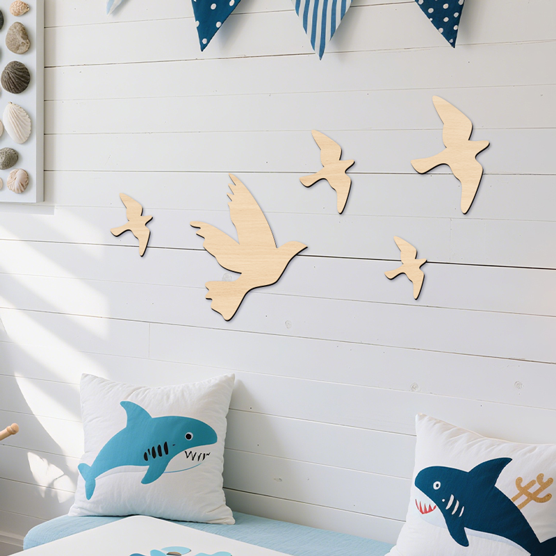 Panneau en bois d'oiseaux vola - Home Office Yoga Room avis et prix
