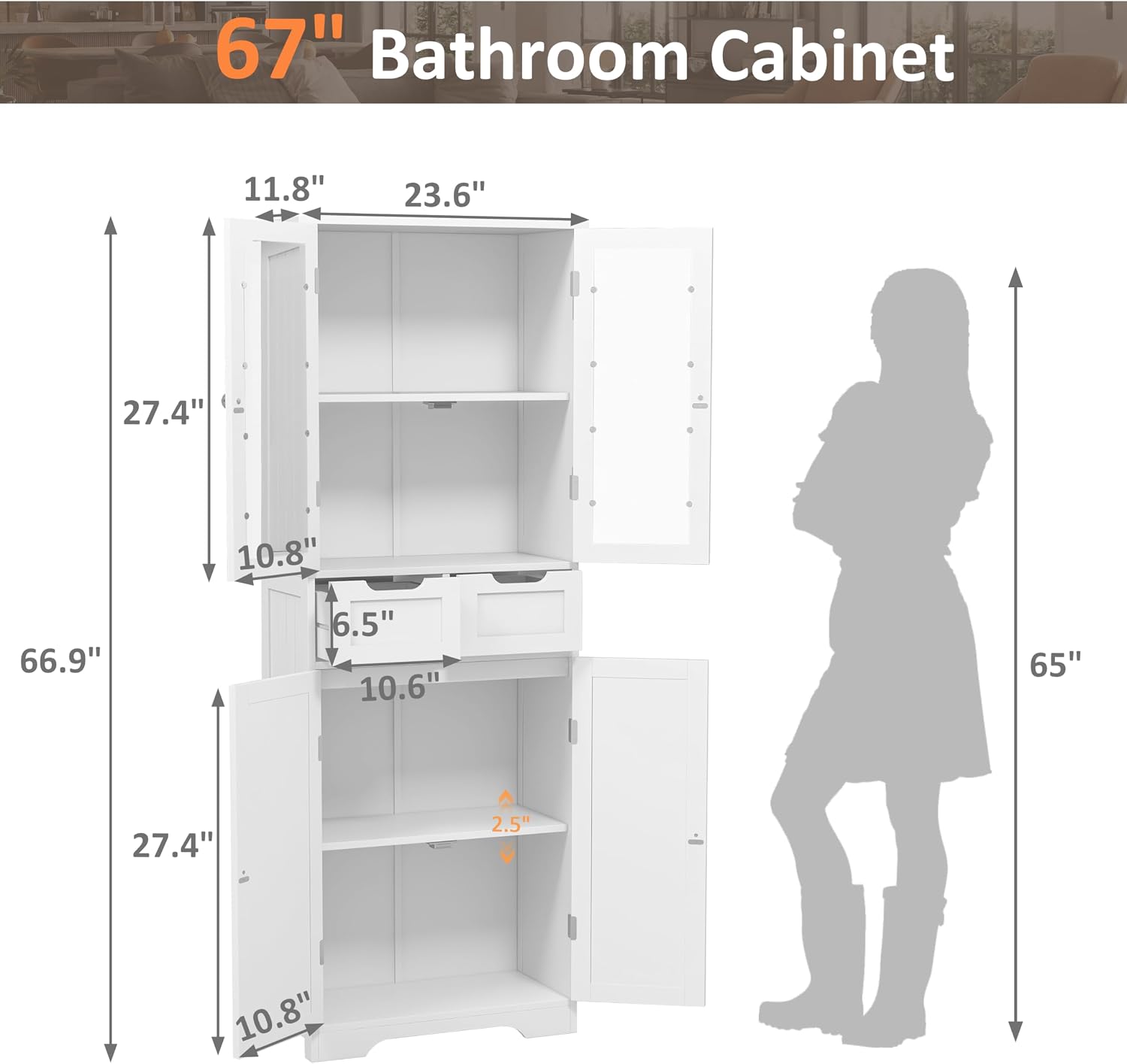 Armoire de rangement haute pou - Office Drawer Organizer avis et prix